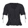 Voodoo Vixen - Alice Blouse - Black/White Product image